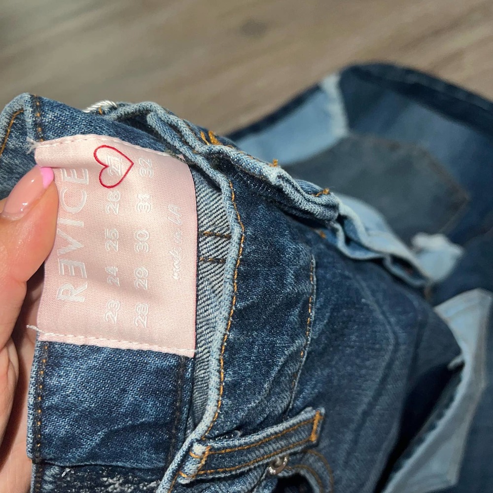 Patchwork Denim Jeans - image 4